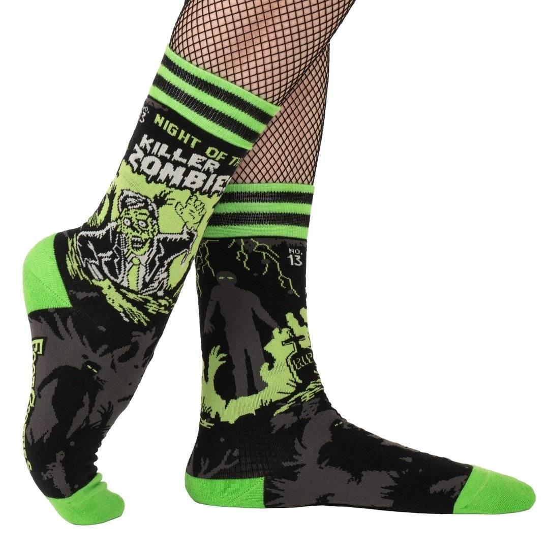 Night of the Killer Zombies Crew Socks - 