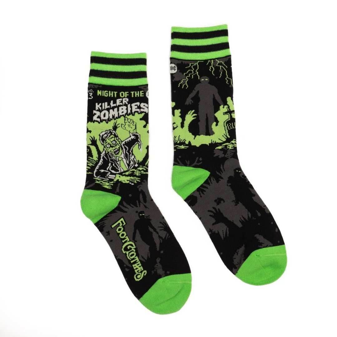 Night of the Killer Zombies Crew Socks - 
