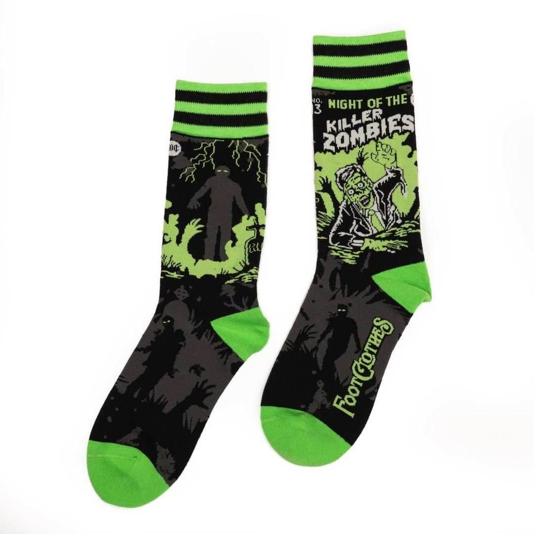 Night of the Killer Zombies Crew Socks - 