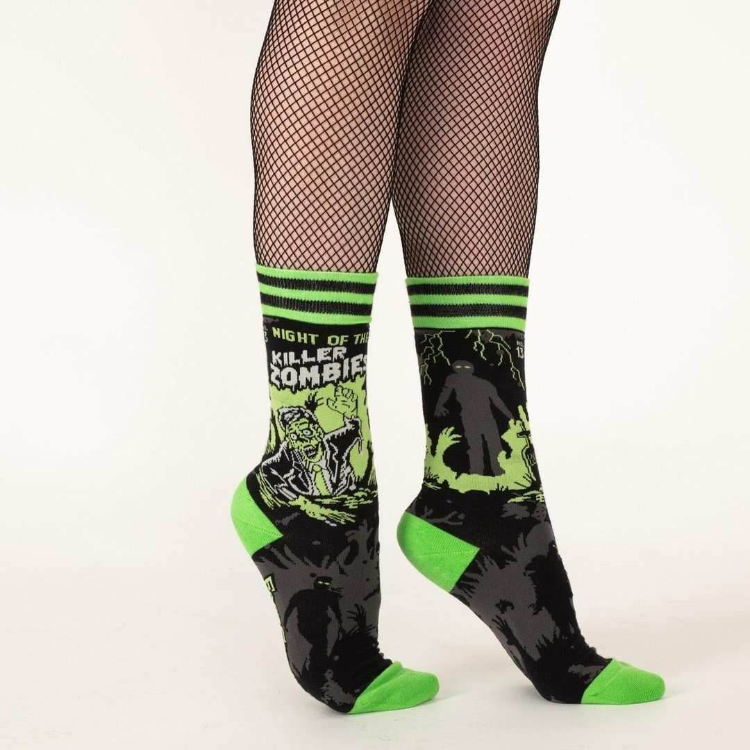Night of the Killer Zombies Crew Socks - 