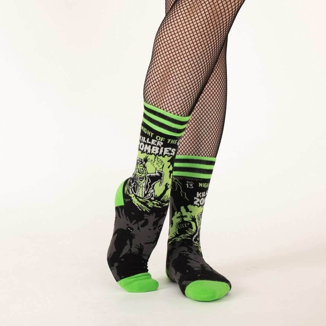 Night of the Killer Zombies Crew Socks - 