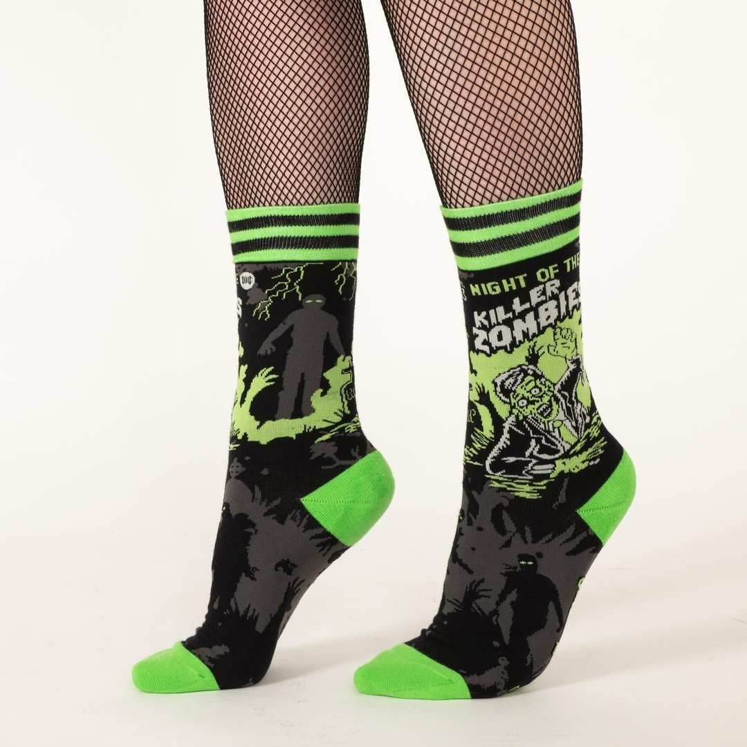Night of the Killer Zombies Crew Socks - 