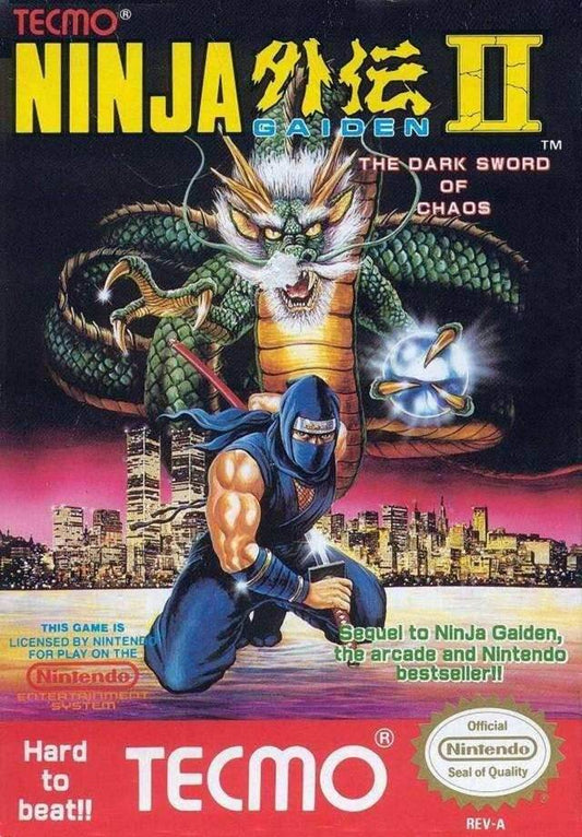 Ninja Gaiden II The Dark Sword of Chaos (Nintendo NES) - Game Manual Only
