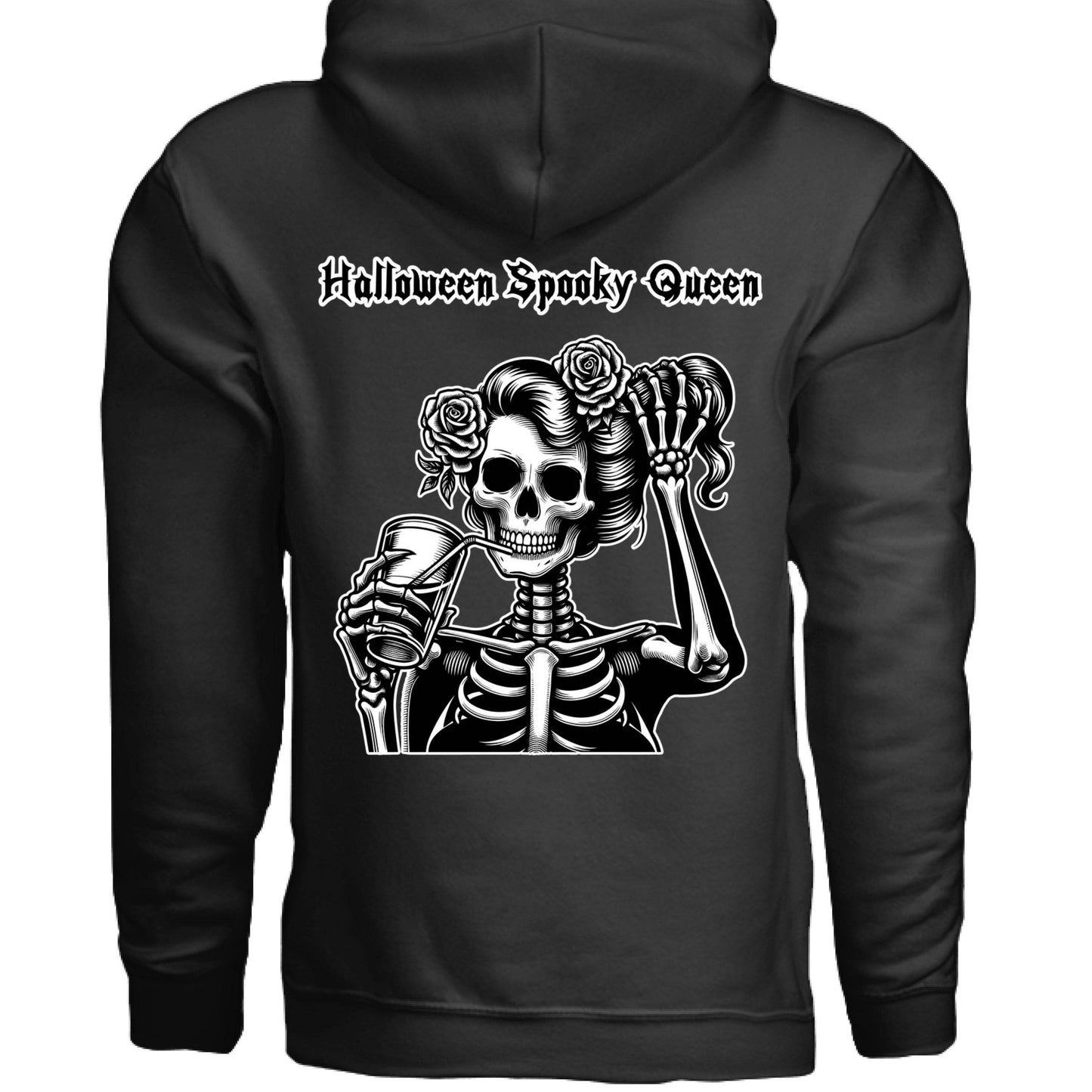 Grave Digs Halloween Spooky Queen 2 Unisex Hoodie - BLACK / XS