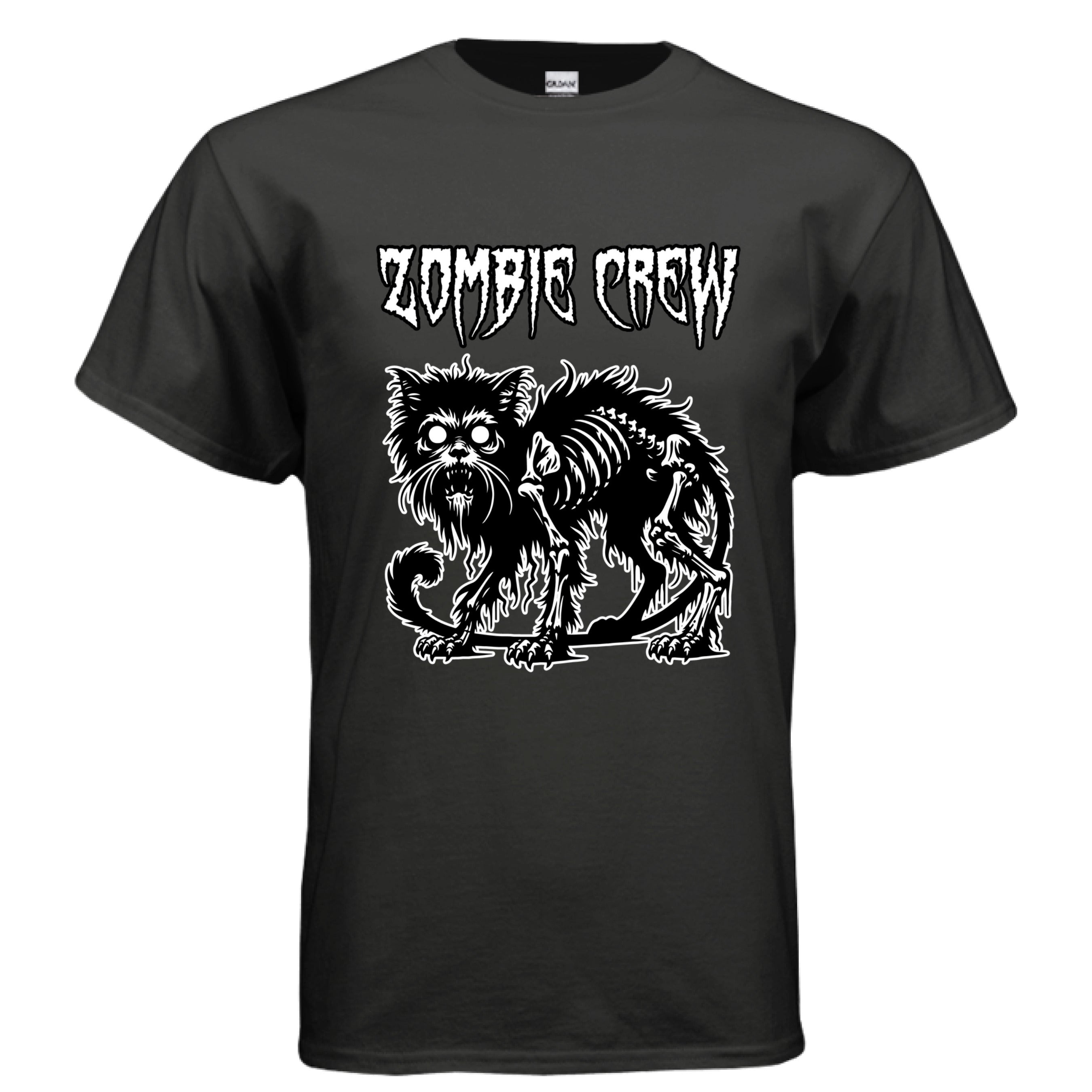 Grave Digs Zombie Crew Cat T-shirt