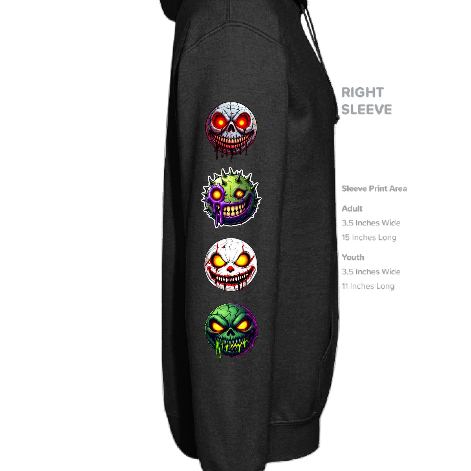 Grave Digs NecroNemoticons 39 Unisex Hoodie - BLACK / XS