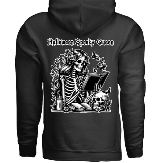 Grave Digs Halloween Spooky Queen 1 Unisex Hoodie - BLACK / XS