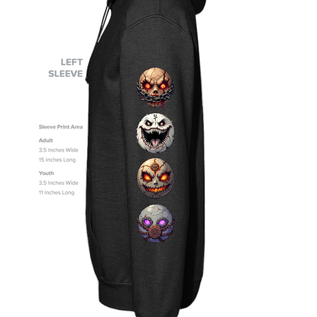 Grave Digs NecroNemoticons 3 Unisex Hoodie - BLACK / XS