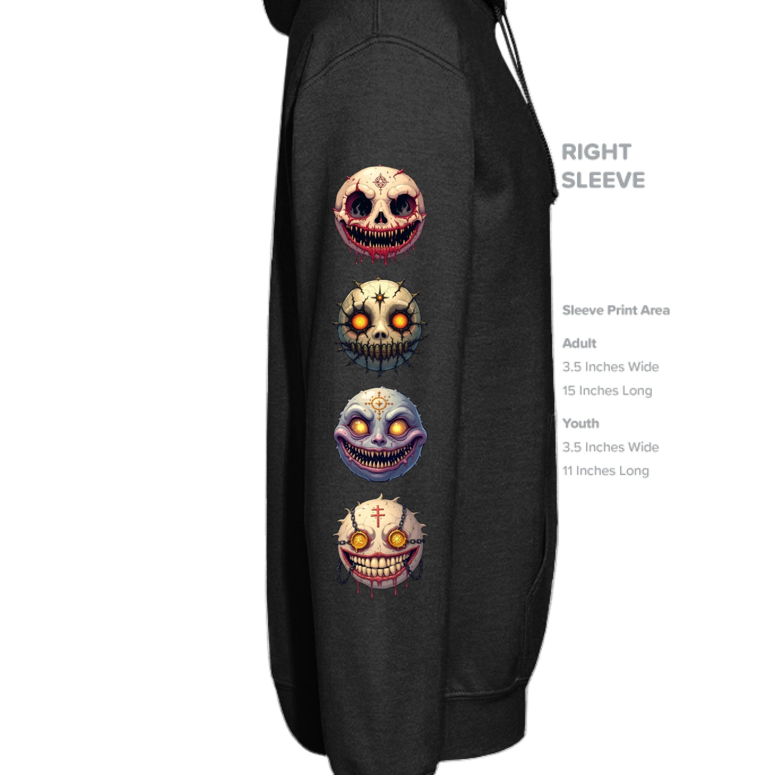 Grave Digs NecroNemoticons 12 Unisex Hoodie - BLACK / XS