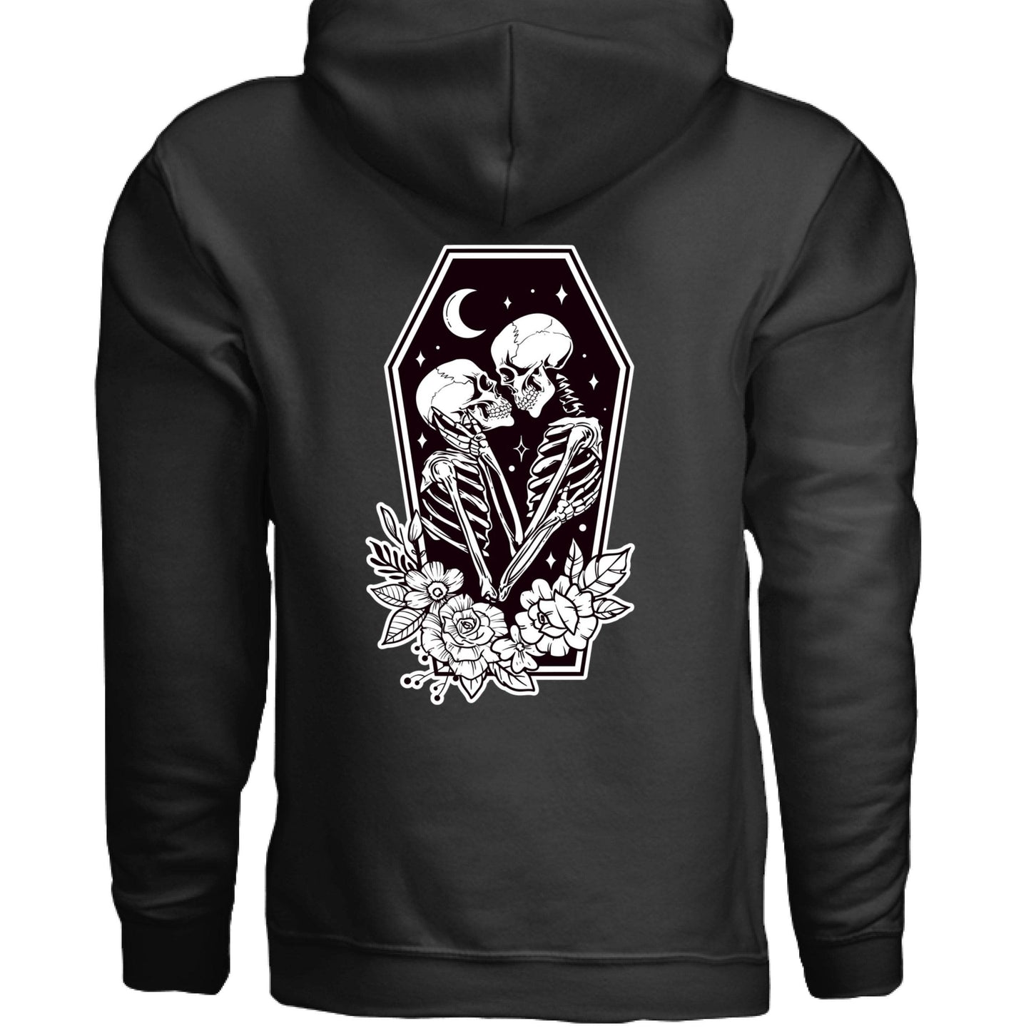 Grave Digs Eternal Lovers Coffin Unisex Hoodie - BLACK / XS