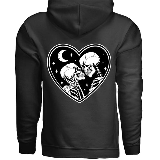 Grave Digs Eternal Lovers Heart Unisex Hoodie - BLACK / XS