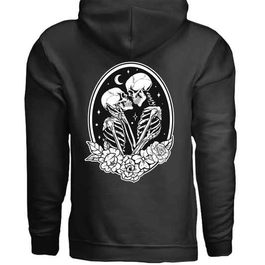 Grave Digs Eternal Lovers Embrace Unisex Hoodie - BLACK / XS