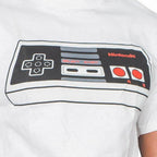 Nintendo Controller White Adult T-shirt - M