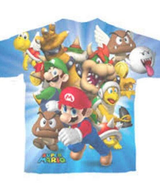 Nintendo Super Mario Characters T-shirt - S
