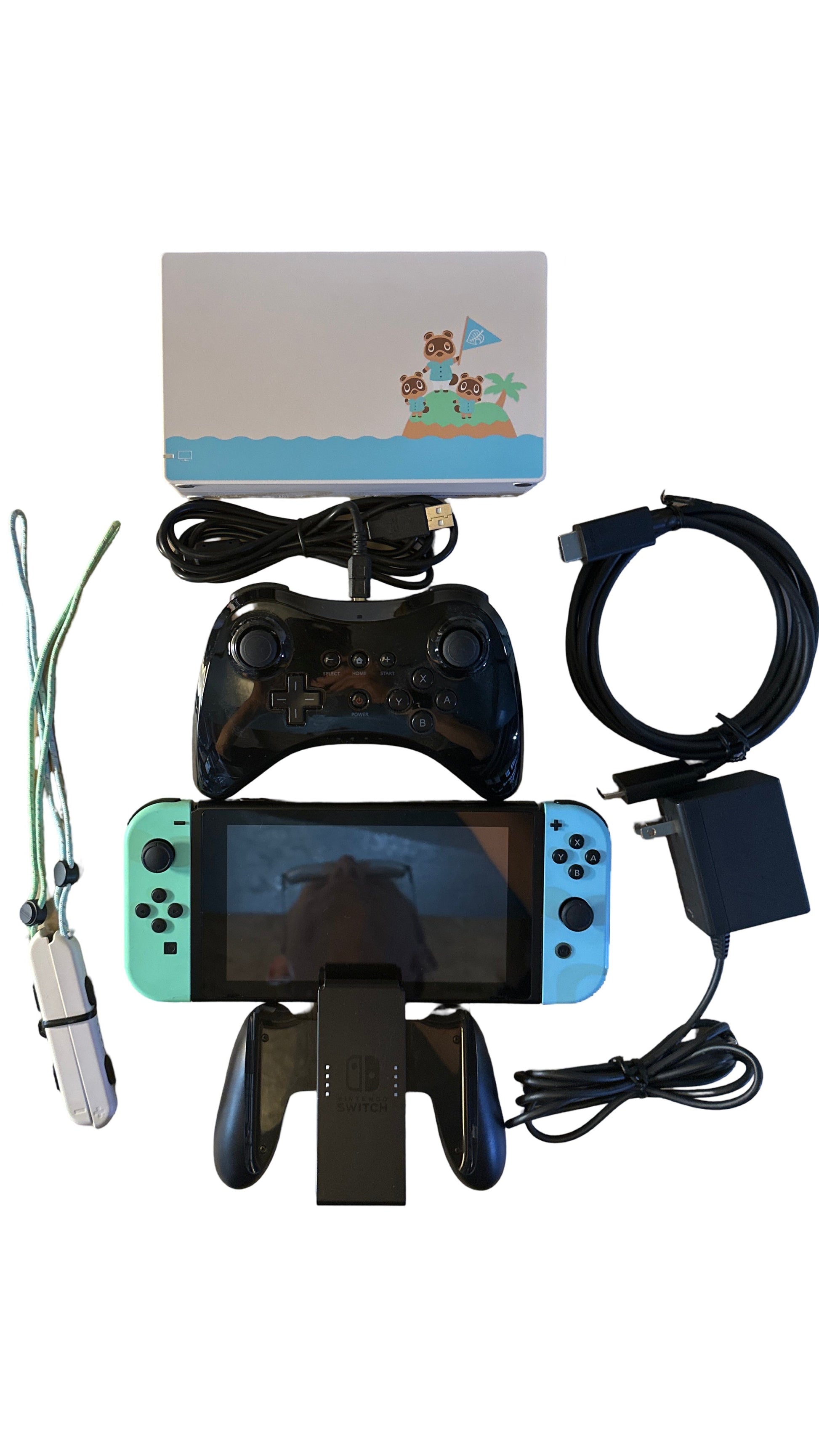 Nintendo Switch Animal Crossing: New Horizons Edition System (With Pro Controller)