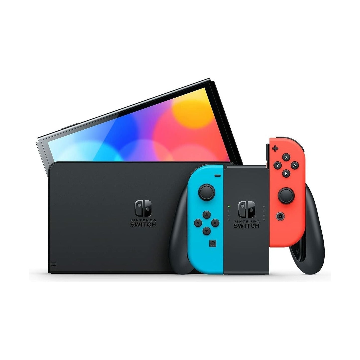 Nintendo Switch OLED With Blue And Red Joy-Con Nintendo Switch