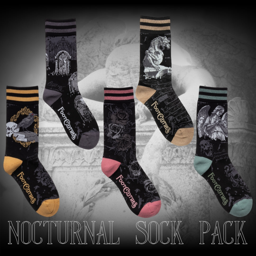 Nocturnal Sock Pack | 5 Designs