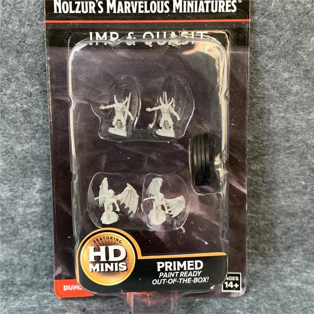 Nolzur's Marvelous Board Game Miniatures Evil Wizards Human Fighter Dragonborn Sorcerer Figures Model Pathfinder TRPG Toys Gift