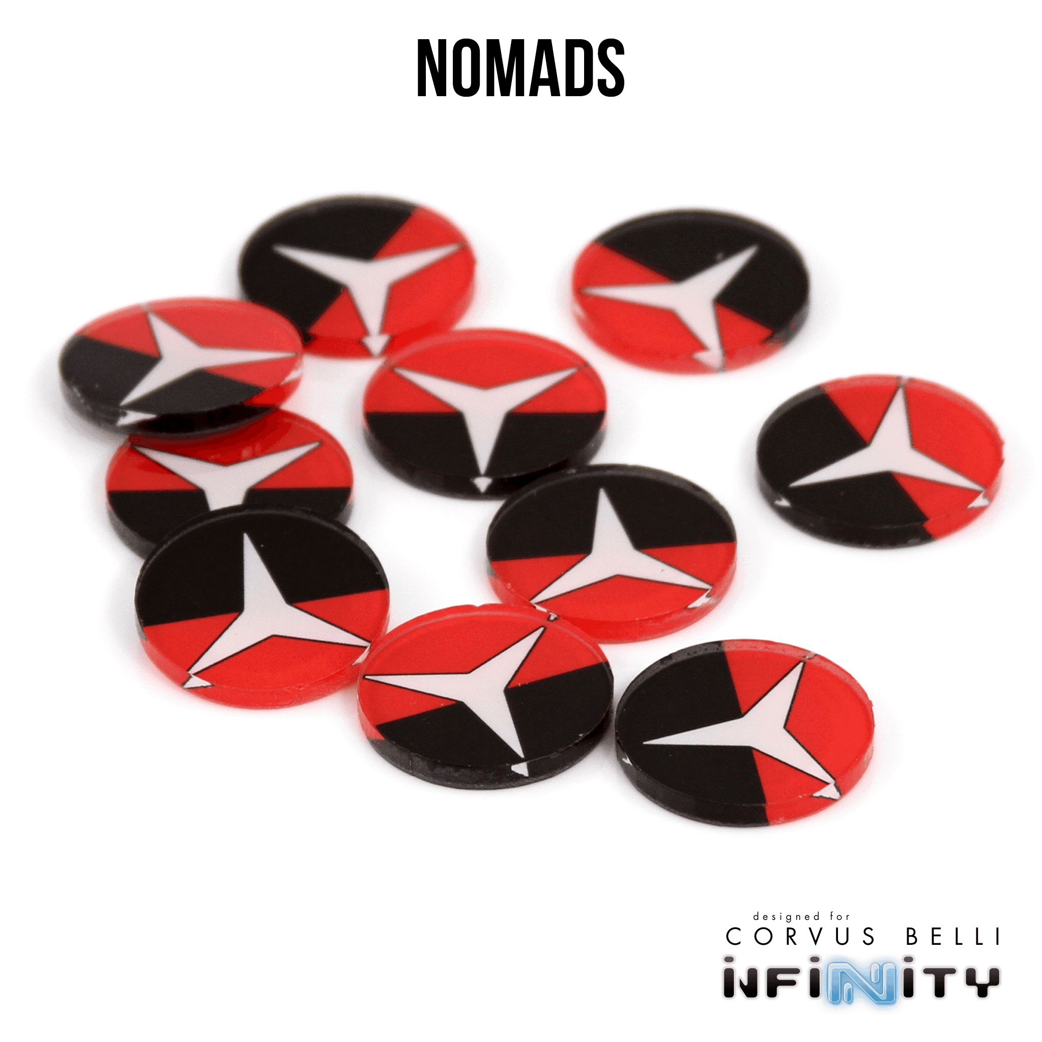 N4 Faction Markers - Nomad / 25mm / Single