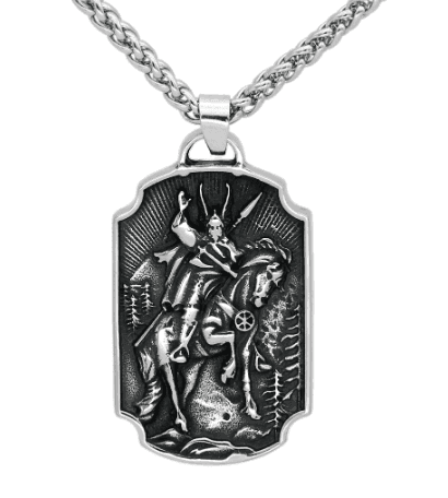 Vikings Valkyrie and Yggdrasil Pendant Necklace - 