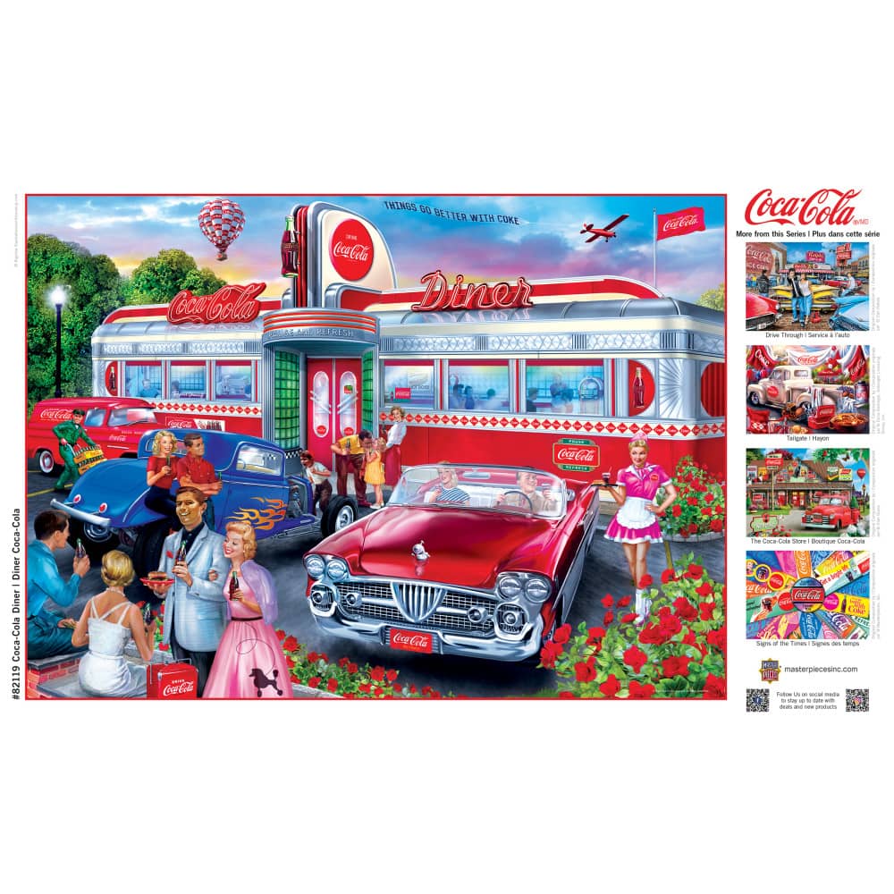 Coca-Cola - Diner 1000 Piece Jigsaw Puzzle