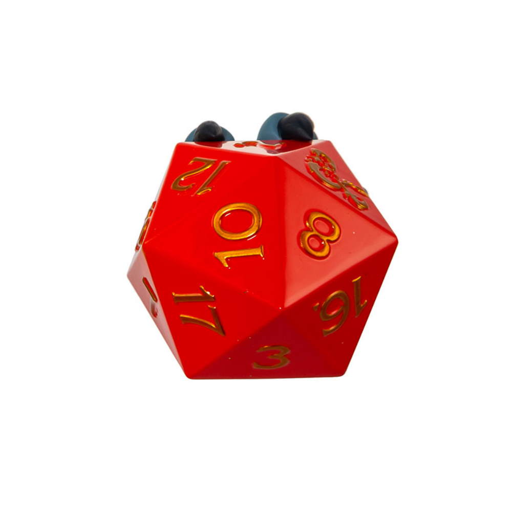 Dungeons And  Dragons Claw Holding  Red Dice Ornament