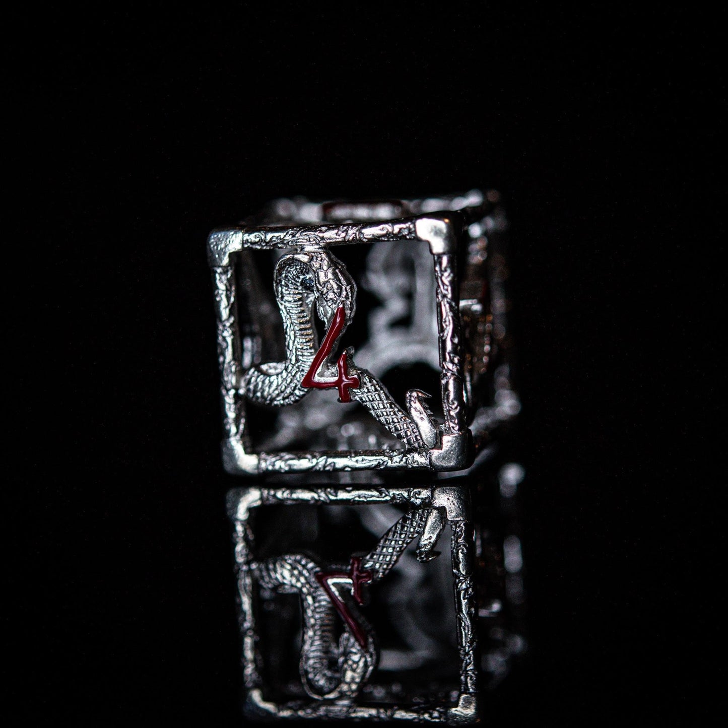 NYCC Exclusive Sterling Silver Dice Set - Red