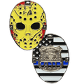 EL11-006 New York City Police Officer Jason Voorhees Challenge Coin Friday the 13th Movie Poster NYPD - 