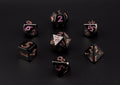 Obsidian Fire Dice Set - 