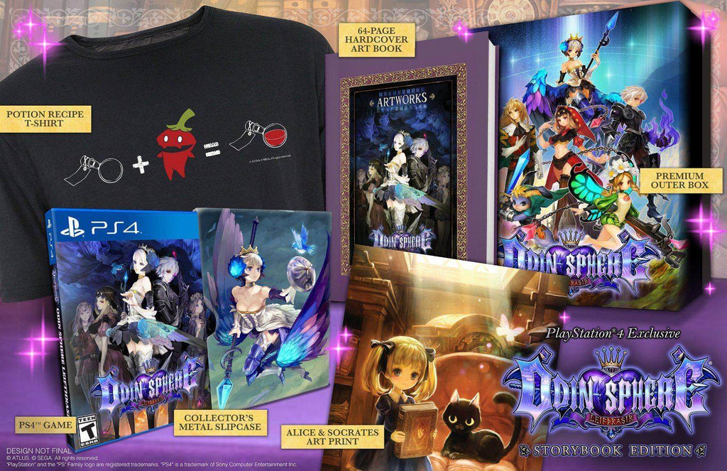 Odin Sphere Leifthrasir Storybook Edition (Playstation 4) - Game Manual Only