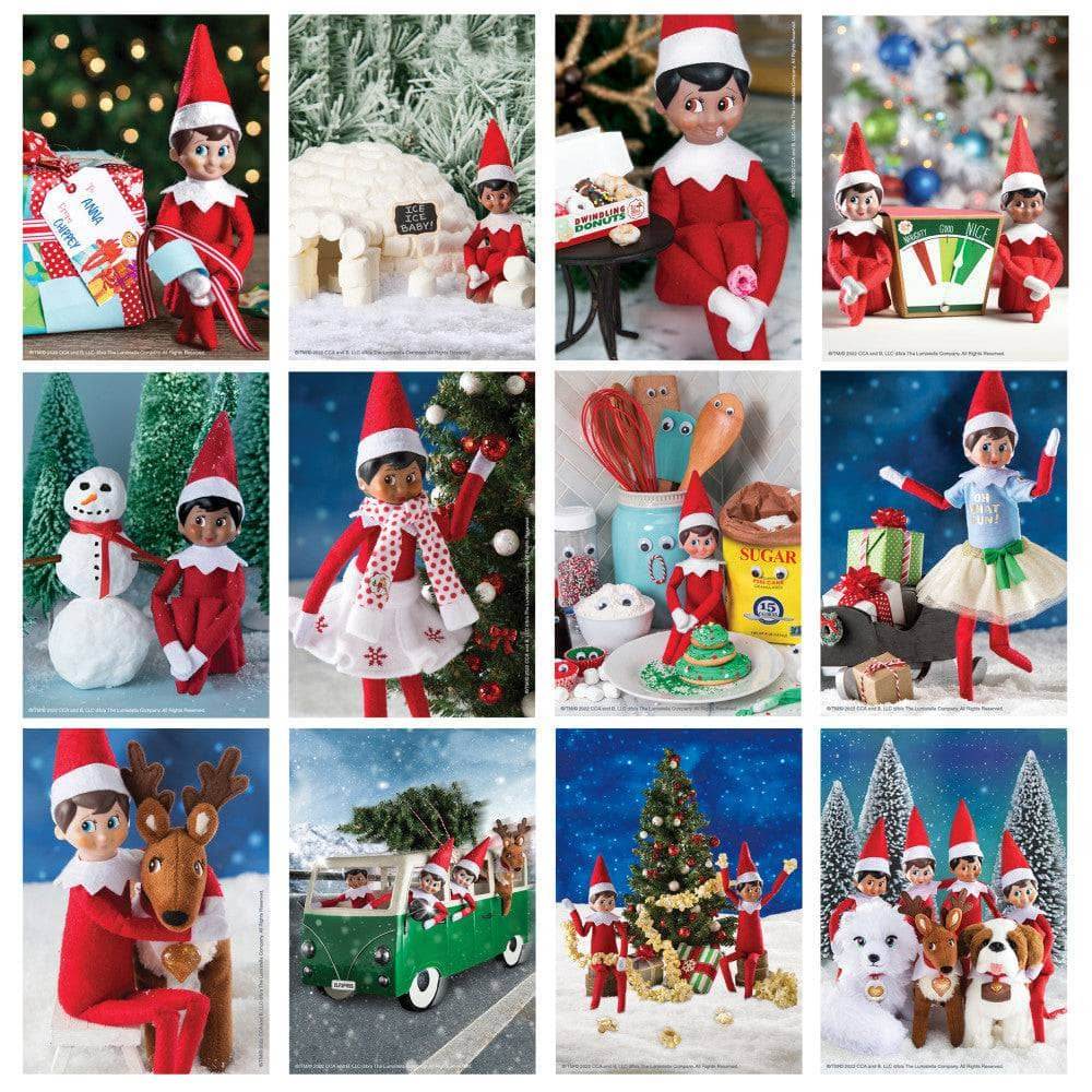12 Days of Elf on the Shelf Jigsaw Puzzles - Advent Calendar - 