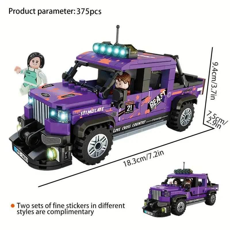 Off road building block set - 