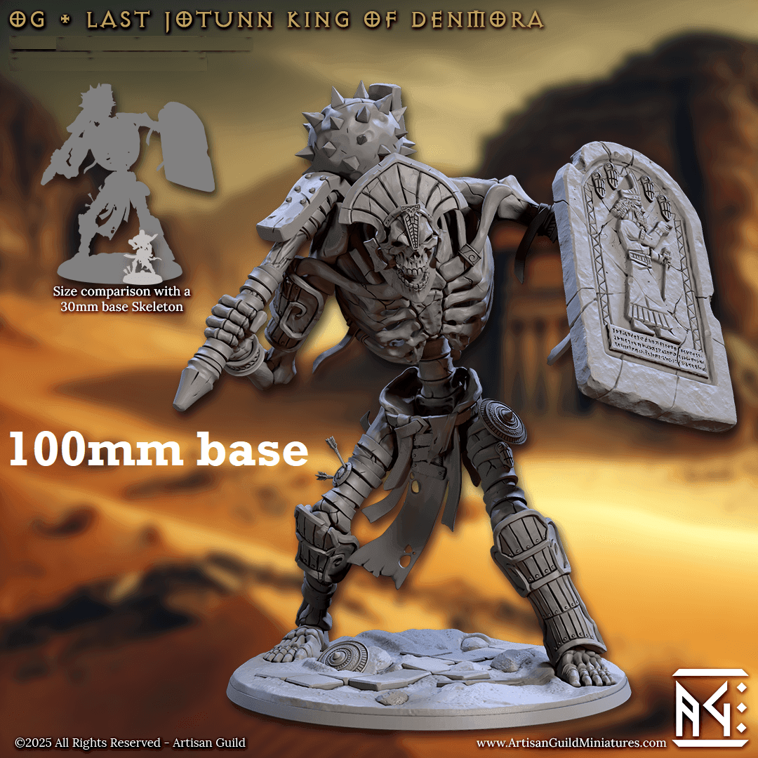 Og, Last Jotunn King of Denmora (Giant Skeleton Epic Boss) - 