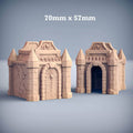 Oldburg Mausoleum (Terrain) - Printed In-Line with Wall
