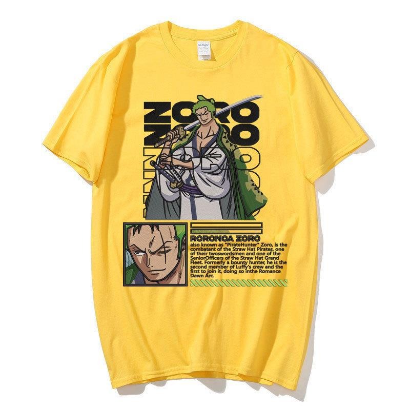 One Piece Anime One Piece King Solon Printed Fashion Men's and Women's T-shirts Top Short Sleeves