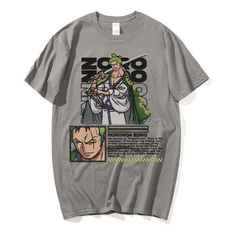 One Piece Anime One Piece King Solon Printed Fashion Men's and Women's T-shirts Top Short Sleeves