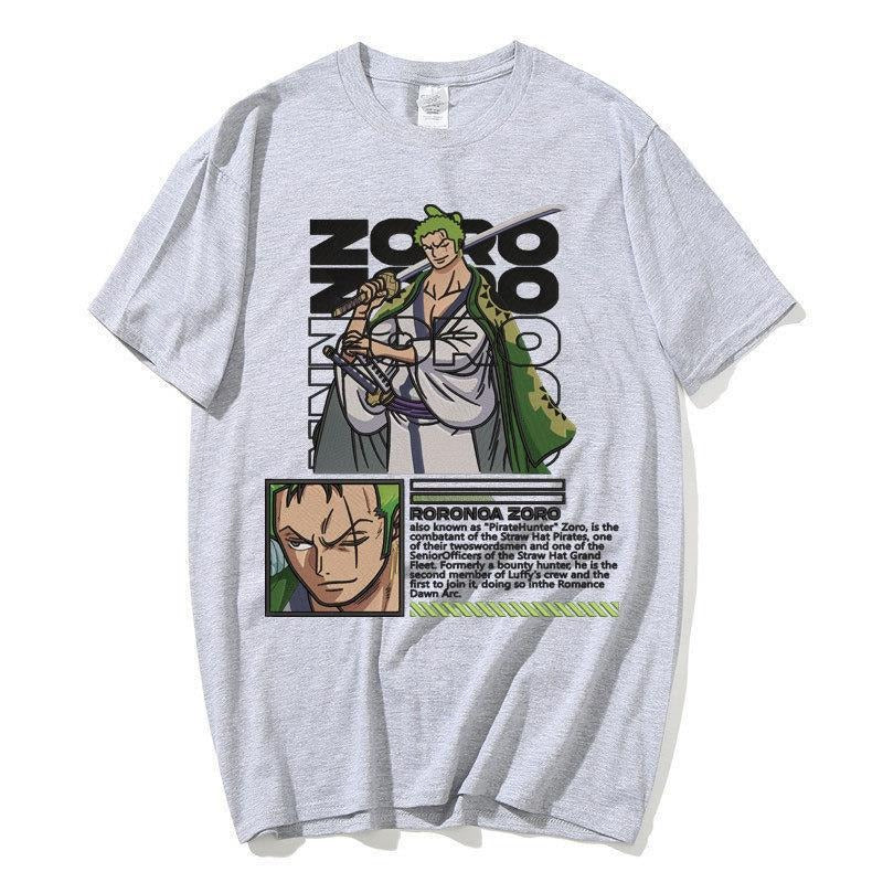 One Piece Anime One Piece King Solon Printed Fashion Men's and Women's T-shirts Top Short Sleeves