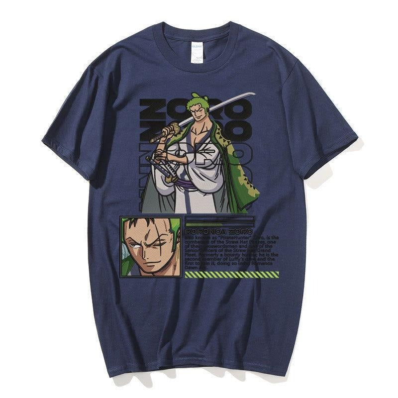 One Piece Anime One Piece King Solon Printed Fashion Men's and Women's T-shirts Top Short Sleeves