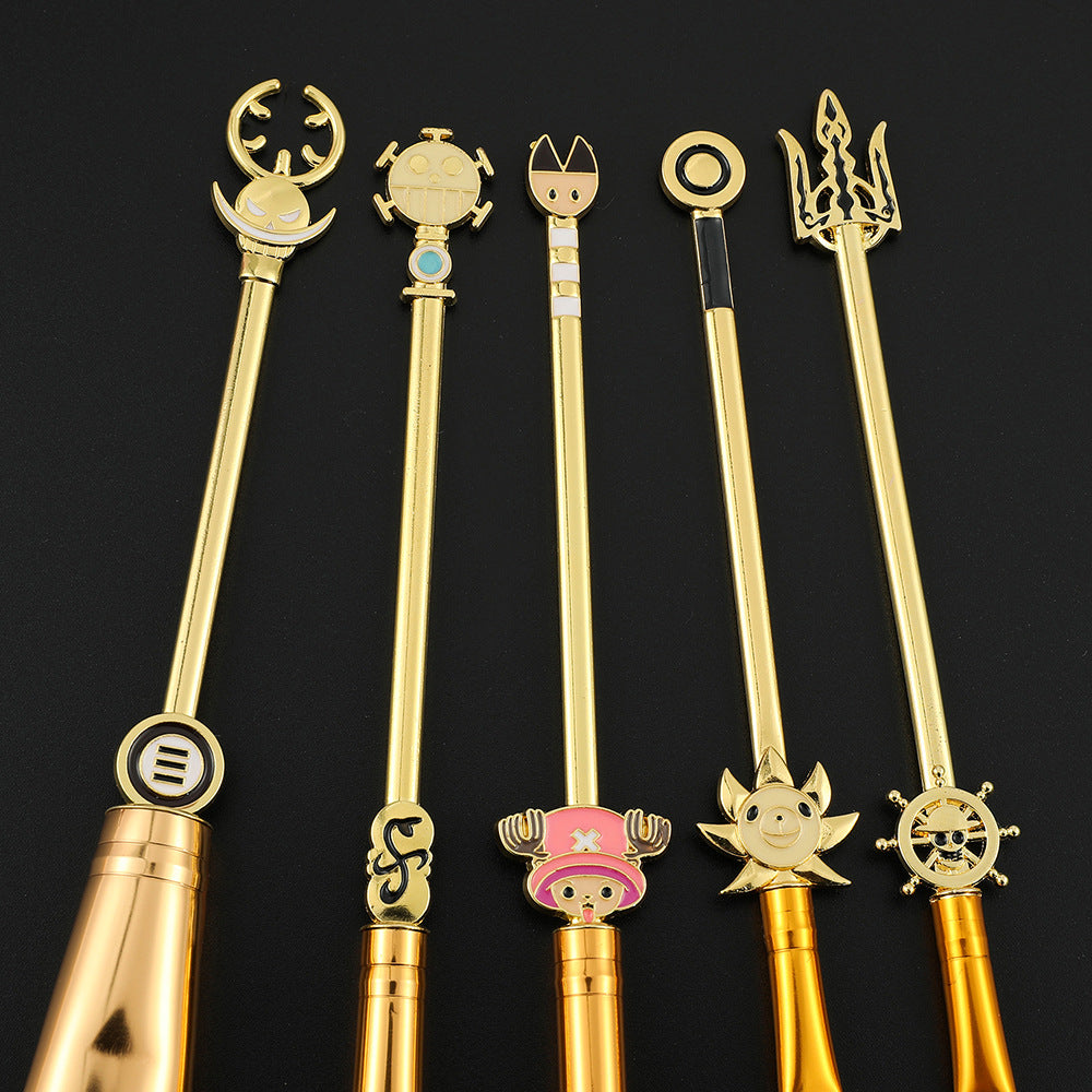 One Piece Anime Surrounding Luffy Chopper Skull Cool Loose Powder Brush Eye Shadow Brush Makeup Brush Tool Set