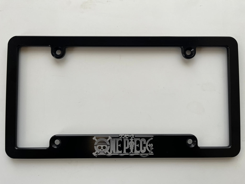 One Piece Billet Aluminum License Plate Frame