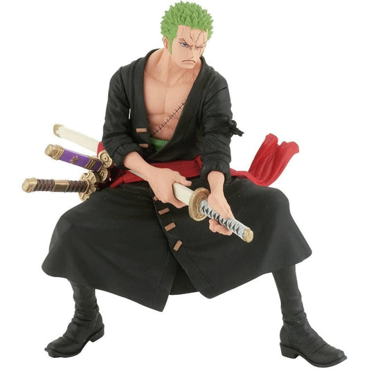 One Piece Roronoa Zoro Wanokuni Style II King of Artist Figure-0