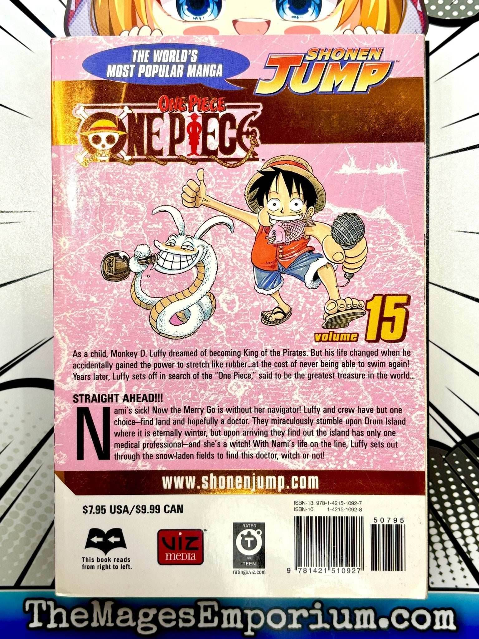 One Piece Vol 15 Gold Foil - 