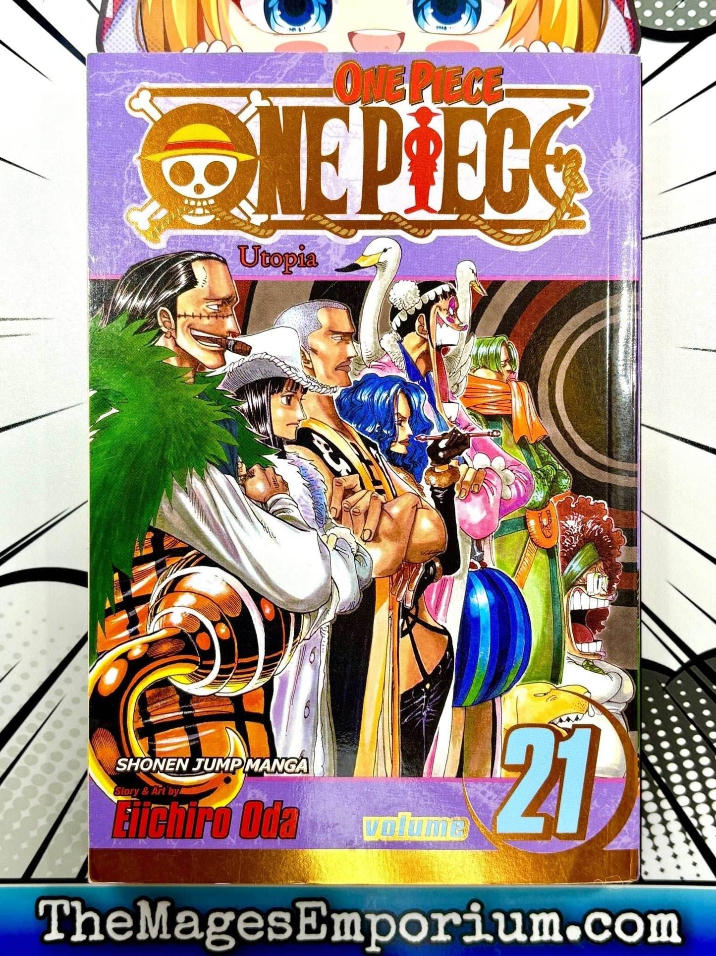 One Piece Vol 21 Gold Foil - 