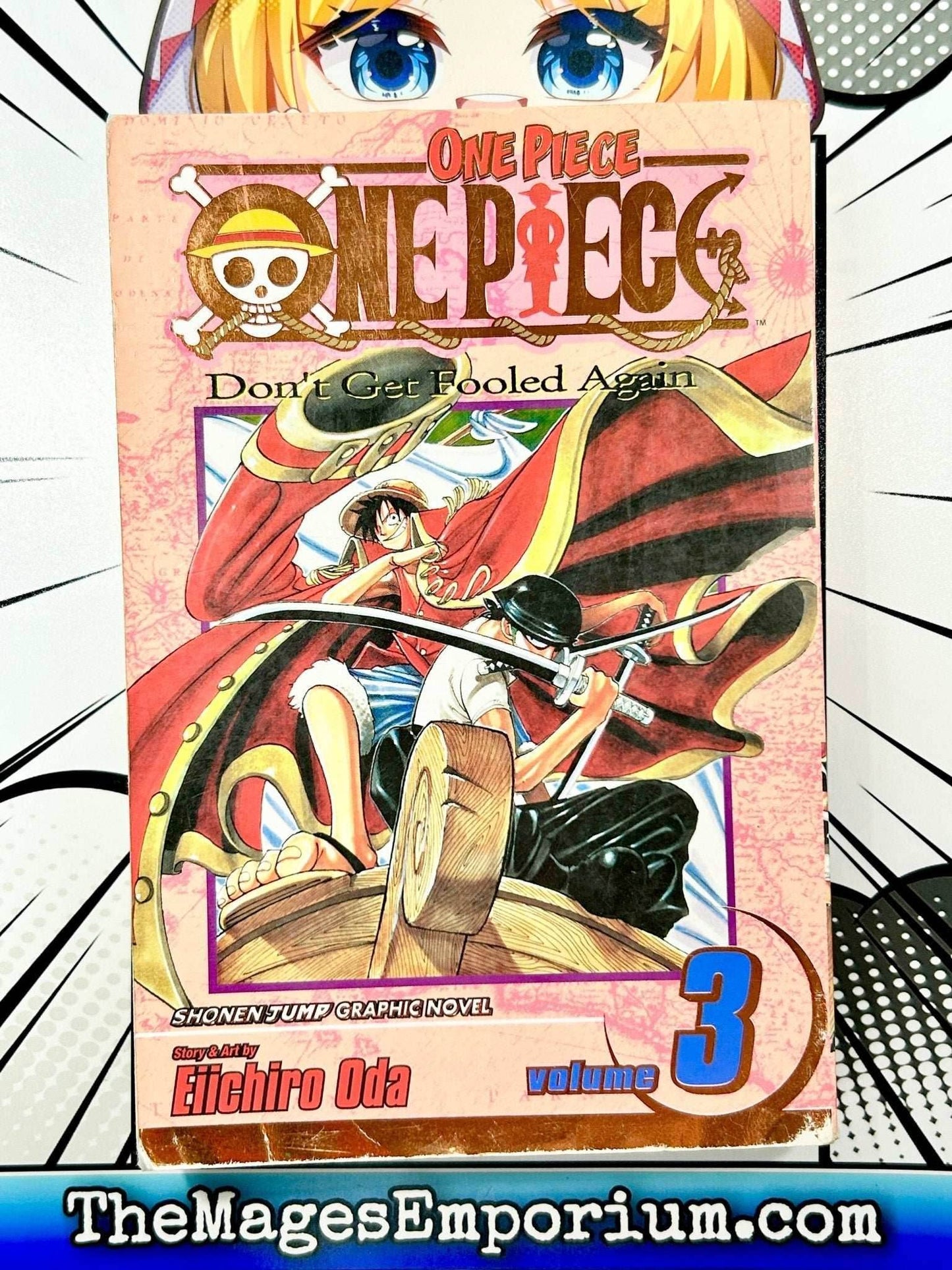 One Piece Vol 3 Gold Foil - 