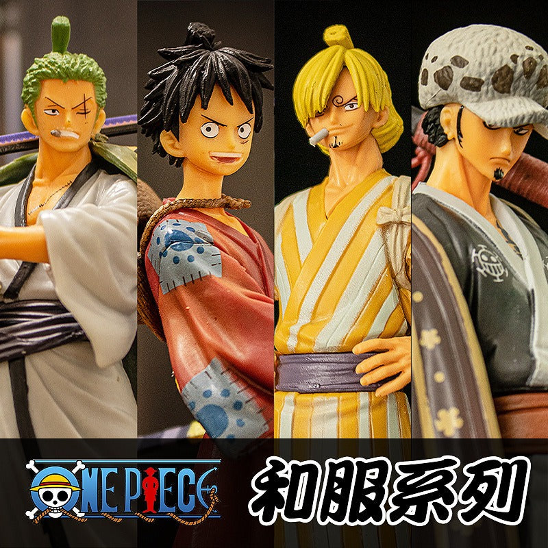 One Piece Wano Country Zoro Kimono Series Figure Ornaments