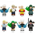 One Punch Man Anime Set of 8 Lego Minifigures Custom Toys