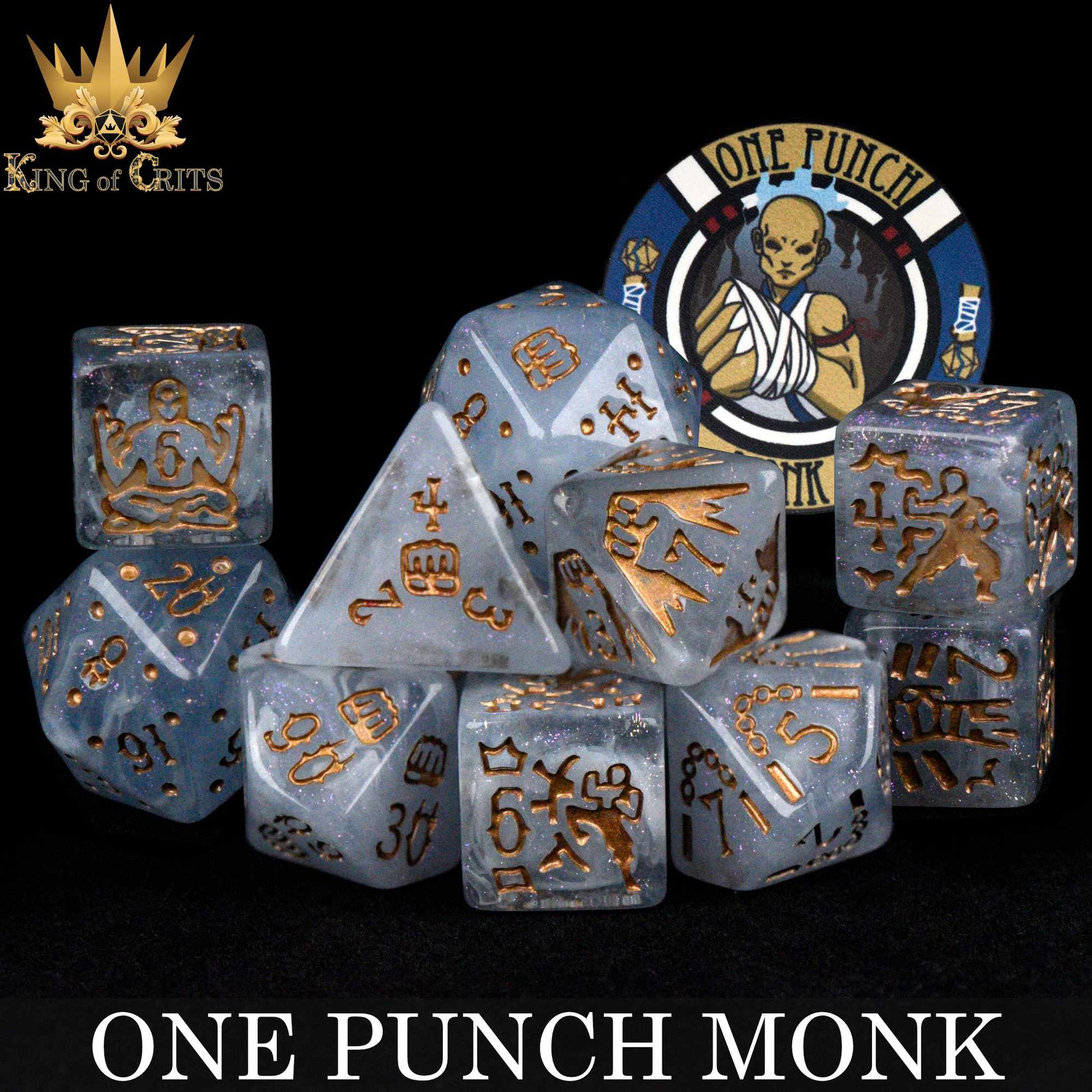 One Punch Monk 11 Dice Set