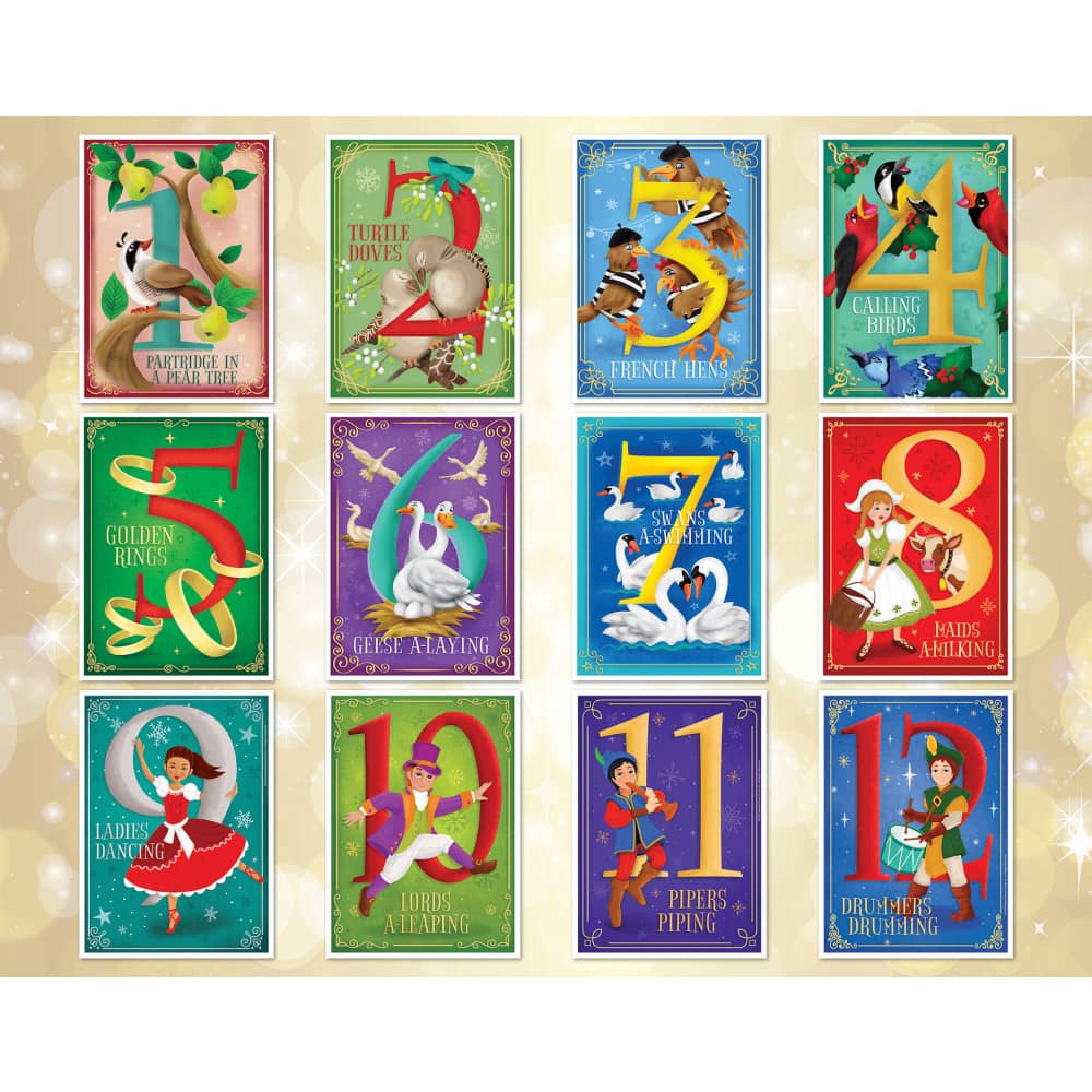 12 Days of Christmas Jigsaw Puzzles - Advent Calendar