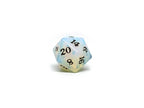 Opalite D20 Stone Dice- Signature Font - Role-Players