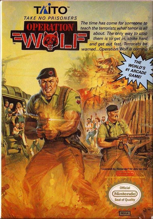 Operation Wolf (Nintendo NES) - Game Manual Only